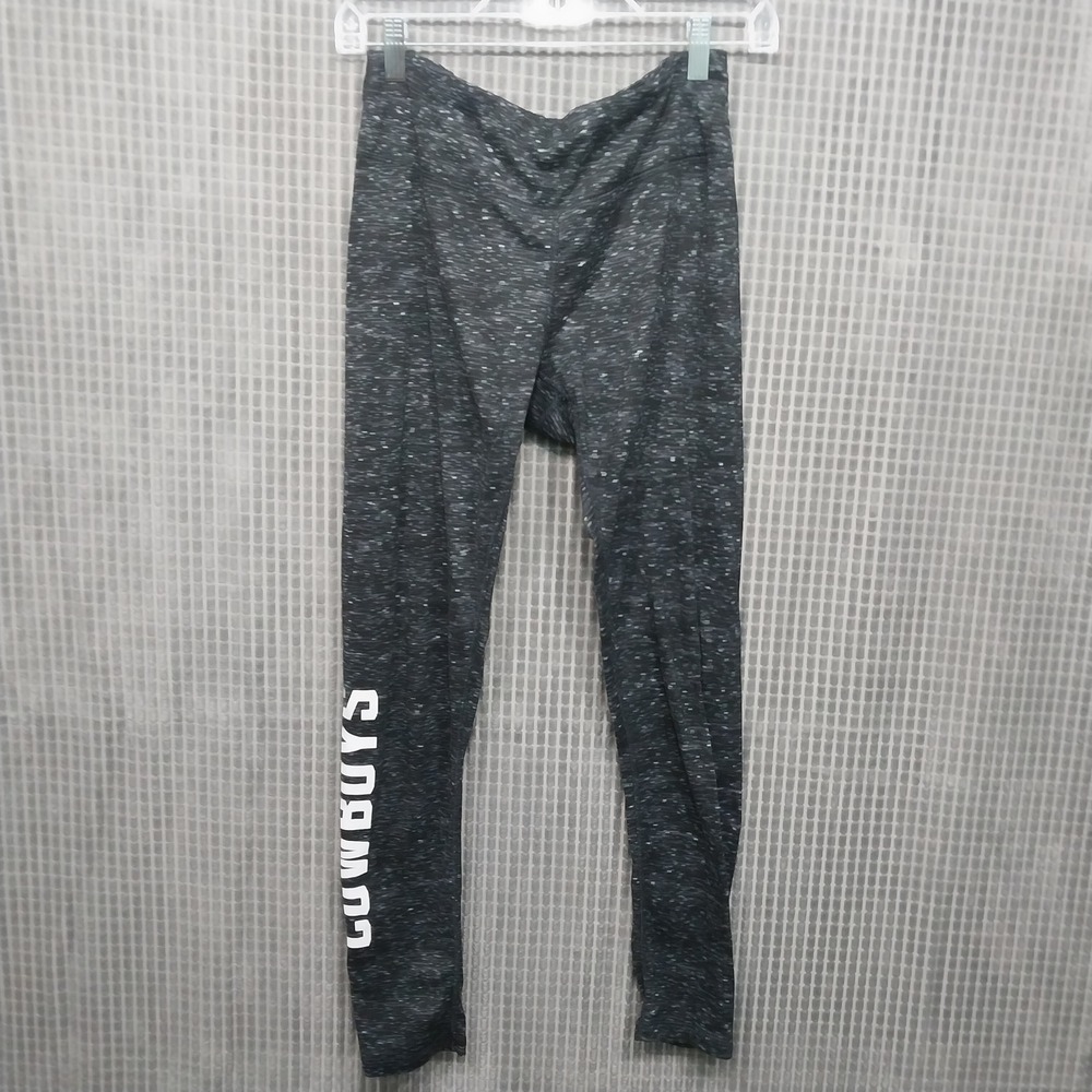 North & Acrux Womens Leggings Cowboys Graphic Space Dye S Gray